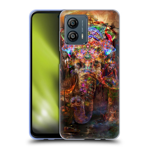 Jumbie Art Gods and Goddesses Ganesha Soft Gel Case for Motorola Moto G53 5G
