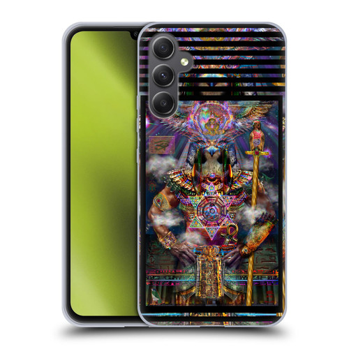 Jumbie Art Gods and Goddesses Horus Soft Gel Case for Samsung Galaxy A34 5G