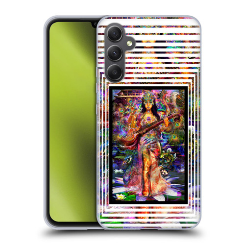 Jumbie Art Gods and Goddesses Saraswatti Soft Gel Case for Samsung Galaxy A34 5G