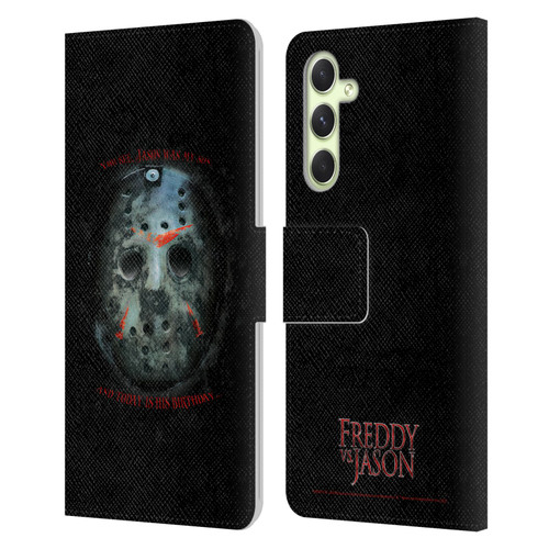 Freddy VS. Jason Graphics Jason's Birthday Leather Book Wallet Case Cover For Samsung Galaxy A54 5G