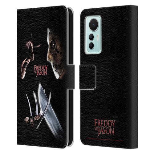 Freddy VS. Jason Graphics Freddy vs. Jason Leather Book Wallet Case Cover For Xiaomi 12 Lite