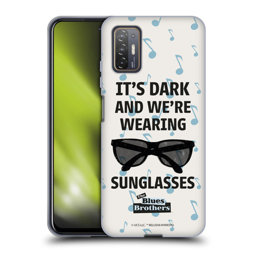 The Blues Brothers Graphics Sunglasses Soft Gel Case for HTC Desire 21 Pro 5G