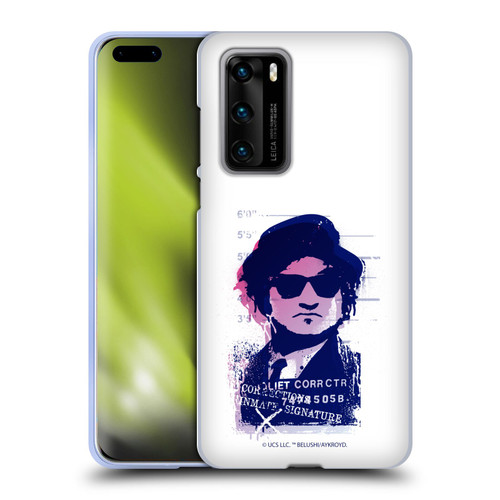 The Blues Brothers Graphics Jake Soft Gel Case for Huawei P40 5G