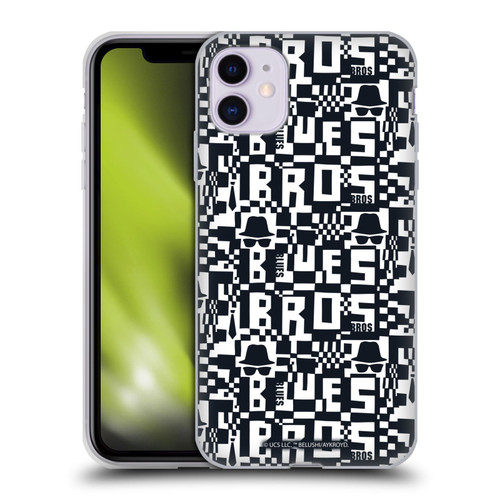 The Blues Brothers Graphics Pattern Soft Gel Case for Apple iPhone 11