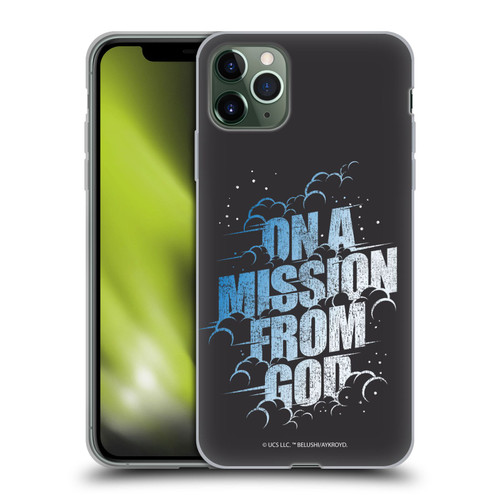 The Blues Brothers Graphics On A Mission From God Soft Gel Case for Apple iPhone 11 Pro Max