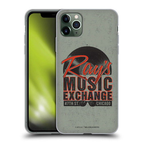 The Blues Brothers Graphics Ray's Music Exchange Soft Gel Case for Apple iPhone 11 Pro Max