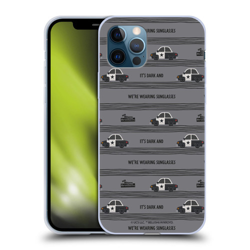 The Blues Brothers Graphics It's Dark Soft Gel Case for Apple iPhone 12 / iPhone 12 Pro