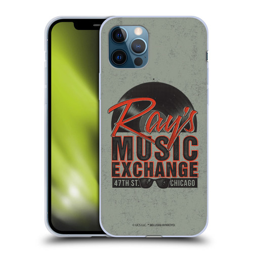 The Blues Brothers Graphics Ray's Music Exchange Soft Gel Case for Apple iPhone 12 / iPhone 12 Pro