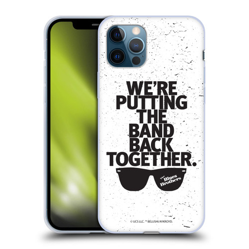 The Blues Brothers Graphics The Band Back Together Soft Gel Case for Apple iPhone 12 / iPhone 12 Pro