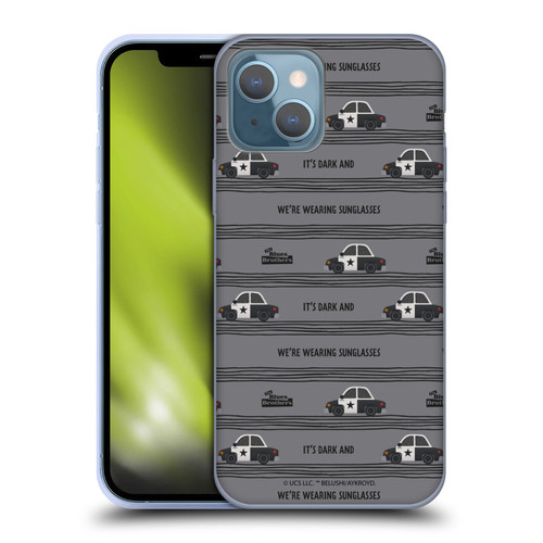 The Blues Brothers Graphics It's Dark Soft Gel Case for Apple iPhone 13