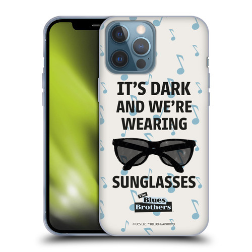 The Blues Brothers Graphics Sunglasses Soft Gel Case for Apple iPhone 13 Pro Max