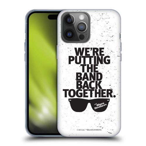 The Blues Brothers Graphics The Band Back Together Soft Gel Case for Apple iPhone 14 Pro Max