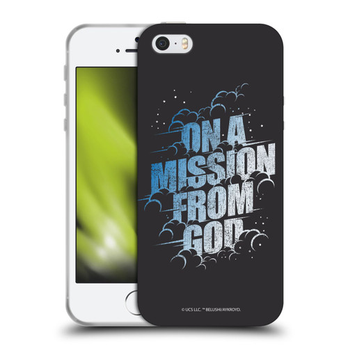The Blues Brothers Graphics On A Mission From God Soft Gel Case for Apple iPhone 5 / 5s / iPhone SE 2016
