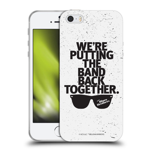 The Blues Brothers Graphics The Band Back Together Soft Gel Case for Apple iPhone 5 / 5s / iPhone SE 2016