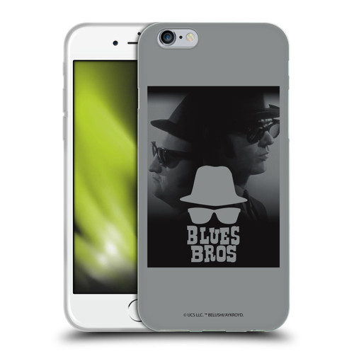 The Blues Brothers Graphics Jake And Elwood Soft Gel Case for Apple iPhone 6 / iPhone 6s