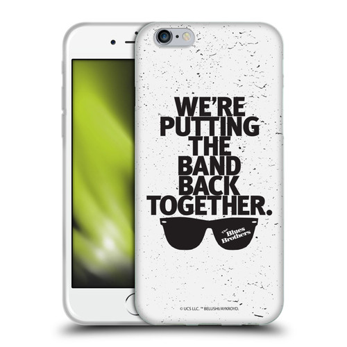 The Blues Brothers Graphics The Band Back Together Soft Gel Case for Apple iPhone 6 / iPhone 6s