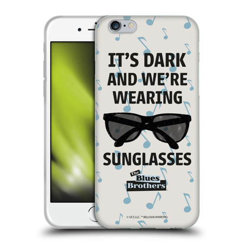 The Blues Brothers Graphics Sunglasses Soft Gel Case for Apple iPhone 6 / iPhone 6s