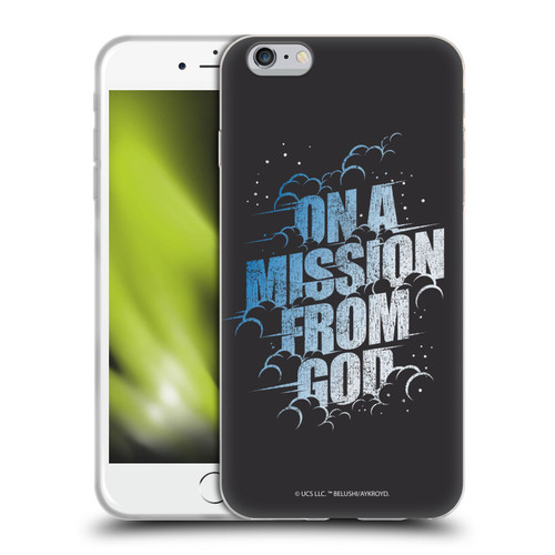 The Blues Brothers Graphics On A Mission From God Soft Gel Case for Apple iPhone 6 Plus / iPhone 6s Plus