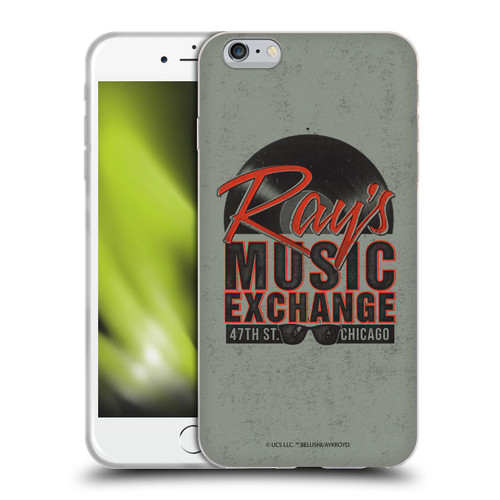 The Blues Brothers Graphics Ray's Music Exchange Soft Gel Case for Apple iPhone 6 Plus / iPhone 6s Plus