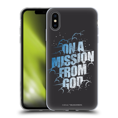 The Blues Brothers Graphics On A Mission From God Soft Gel Case for Apple iPhone XS Max