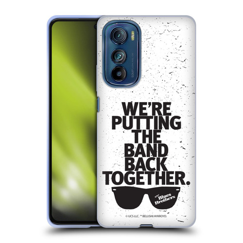 The Blues Brothers Graphics The Band Back Together Soft Gel Case for Motorola Edge 30