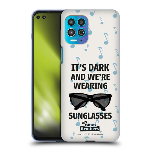 The Blues Brothers Graphics Sunglasses Soft Gel Case for Motorola Moto G100