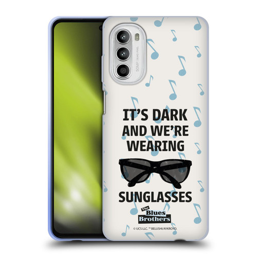 The Blues Brothers Graphics Sunglasses Soft Gel Case for Motorola Moto G52