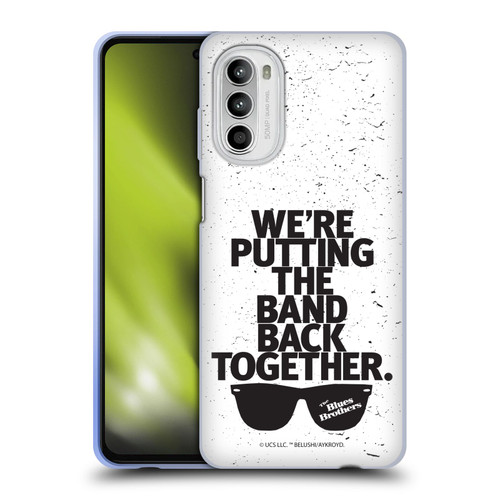 The Blues Brothers Graphics The Band Back Together Soft Gel Case for Motorola Moto G52
