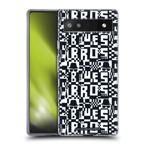The Blues Brothers Graphics Pattern Soft Gel Case for Google Pixel 6a