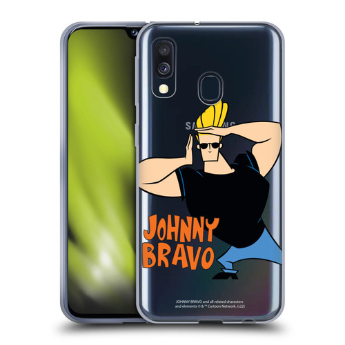 Johnny Bravo Graphics Character Soft Gel Case for Samsung Galaxy A40 (2019)