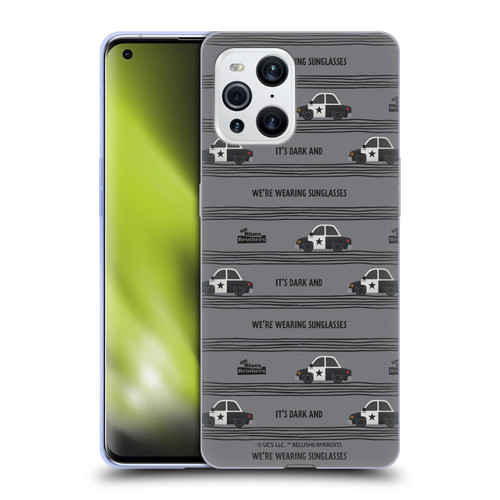 The Blues Brothers Graphics It's Dark Soft Gel Case for OPPO Find X3 / Pro