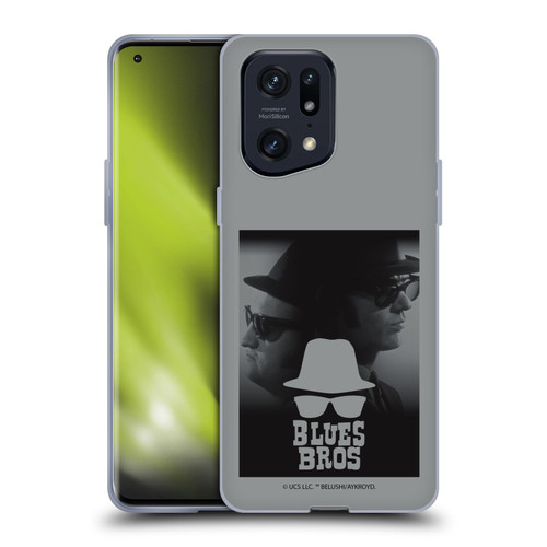 The Blues Brothers Graphics Jake And Elwood Soft Gel Case for OPPO Find X5 Pro
