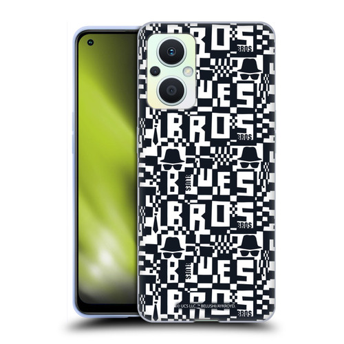 The Blues Brothers Graphics Pattern Soft Gel Case for OPPO Reno8 Lite
