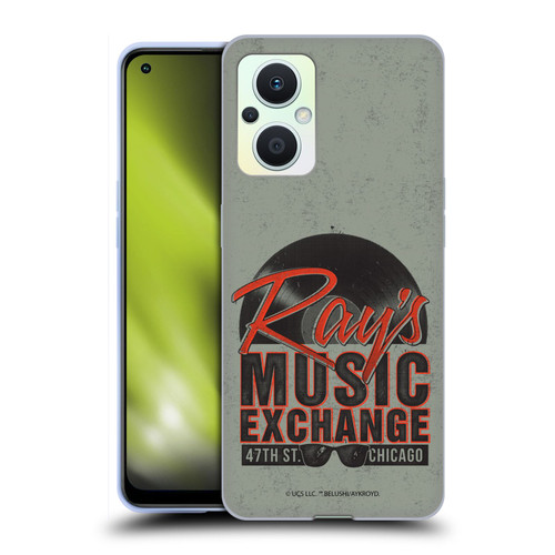 The Blues Brothers Graphics Ray's Music Exchange Soft Gel Case for OPPO Reno8 Lite