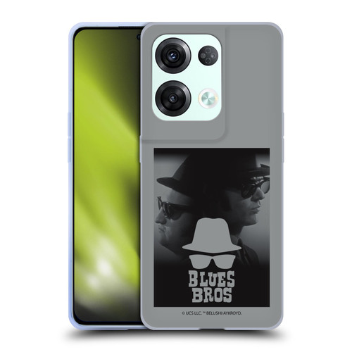 The Blues Brothers Graphics Jake And Elwood Soft Gel Case for OPPO Reno8 Pro