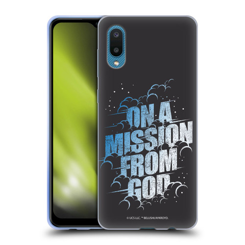 The Blues Brothers Graphics On A Mission From God Soft Gel Case for Samsung Galaxy A02/M02 (2021)