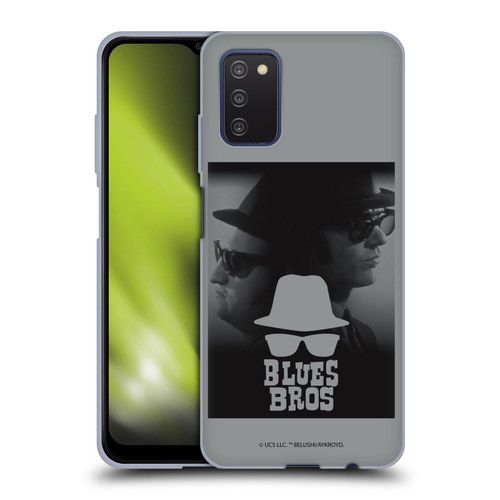 The Blues Brothers Graphics Jake And Elwood Soft Gel Case for Samsung Galaxy A03s (2021)