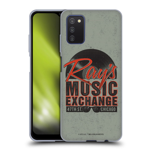 The Blues Brothers Graphics Ray's Music Exchange Soft Gel Case for Samsung Galaxy A03s (2021)