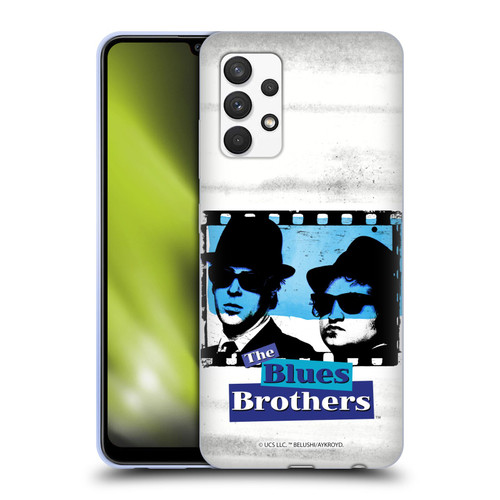 The Blues Brothers Graphics Film Soft Gel Case for Samsung Galaxy A32 (2021)