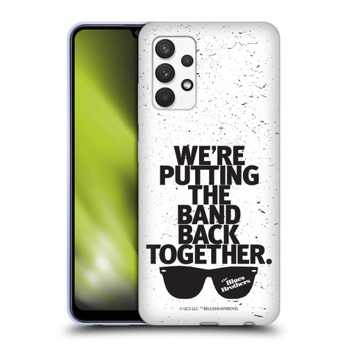 The Blues Brothers Graphics The Band Back Together Soft Gel Case for Samsung Galaxy A32 (2021)
