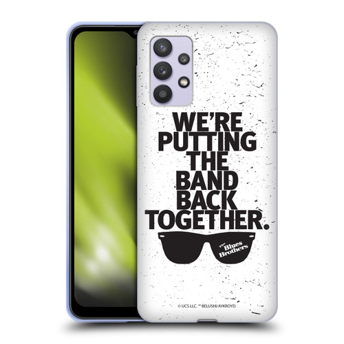 The Blues Brothers Graphics The Band Back Together Soft Gel Case for Samsung Galaxy A32 5G / M32 5G (2021)