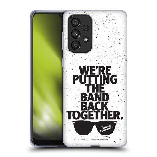 The Blues Brothers Graphics The Band Back Together Soft Gel Case for Samsung Galaxy A33 5G (2022)