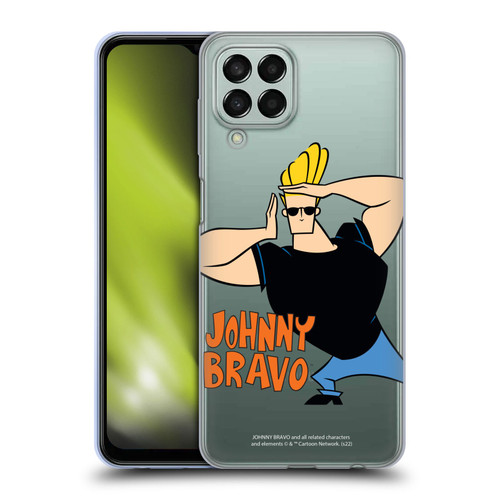 Johnny Bravo Graphics Character Soft Gel Case for Samsung Galaxy M33 (2022)