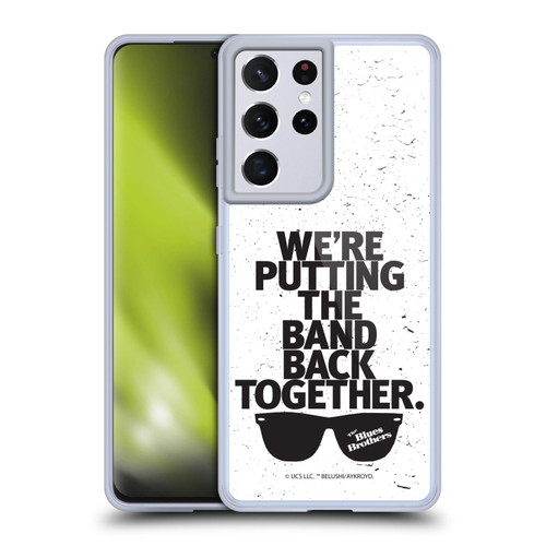 The Blues Brothers Graphics The Band Back Together Soft Gel Case for Samsung Galaxy S21 Ultra 5G
