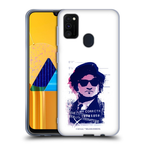 The Blues Brothers Graphics Jake Soft Gel Case for Samsung Galaxy M30s (2019)/M21 (2020)
