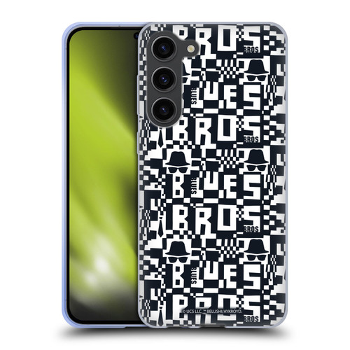 The Blues Brothers Graphics Pattern Soft Gel Case for Samsung Galaxy S23+ 5G