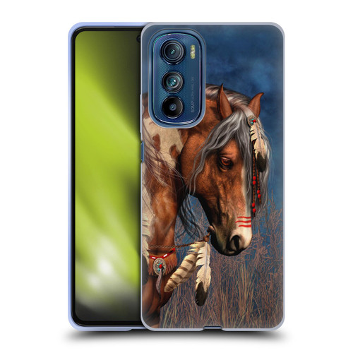 Laurie Prindle Fantasy Horse Native American War Pony Soft Gel Case for Motorola Edge 30