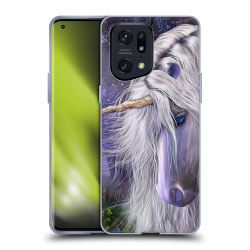 Laurie Prindle Fantasy Horse Moonlight Serenade Unicorn Soft Gel Case for OPPO Find X5 Pro