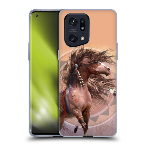 Laurie Prindle Fantasy Horse Spirit Warrior Soft Gel Case for OPPO Find X5 Pro