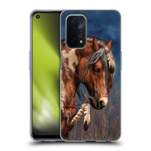 Laurie Prindle Fantasy Horse Native American War Pony Soft Gel Case for OPPO A54 5G
